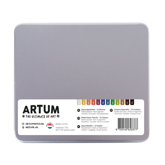 Pre-order: Aquarelpotloden - 12 kleuren