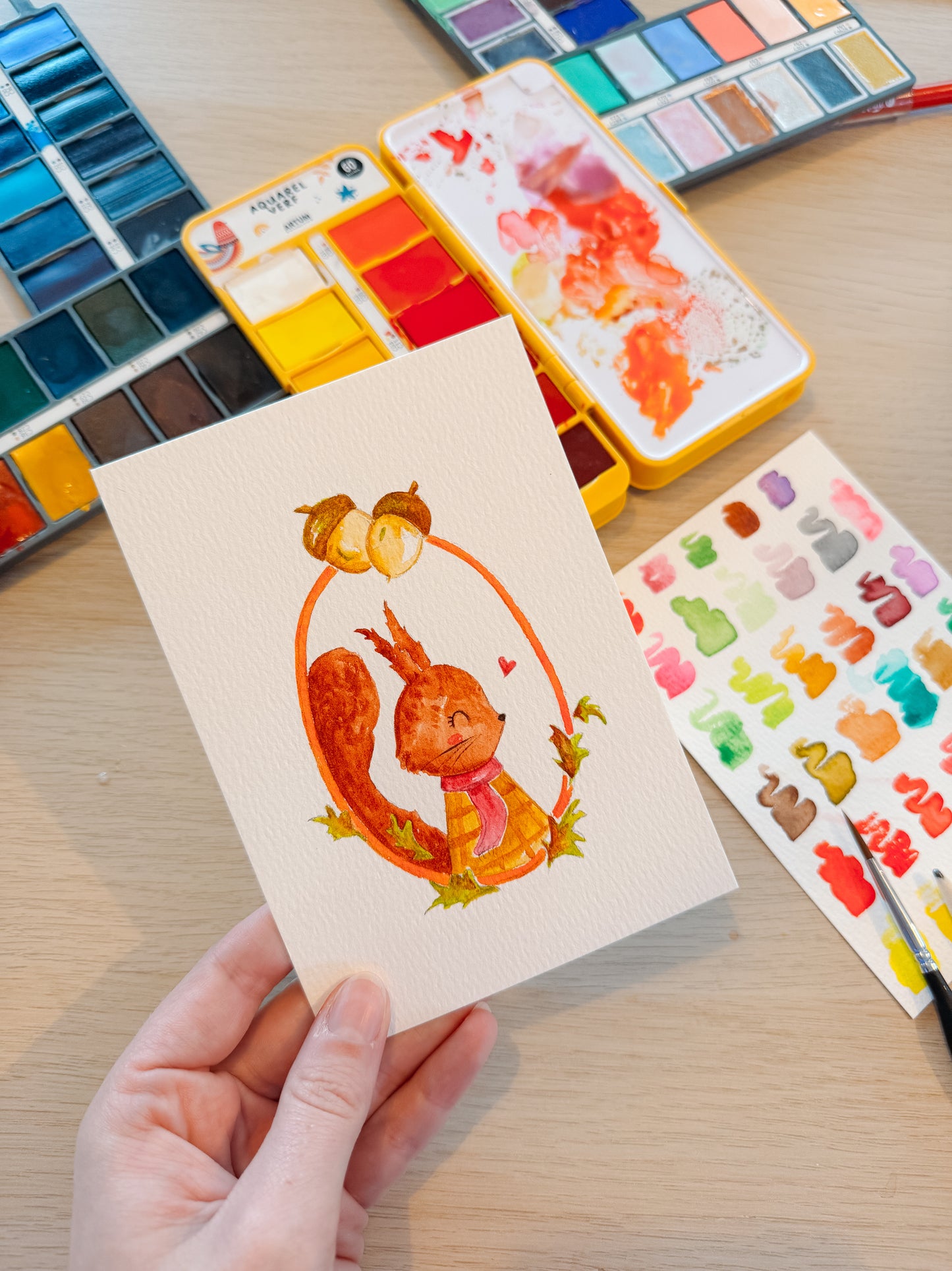 Kreadoe 2025 Workshop - Knusse herfst illustratie maken met Pippa Knus