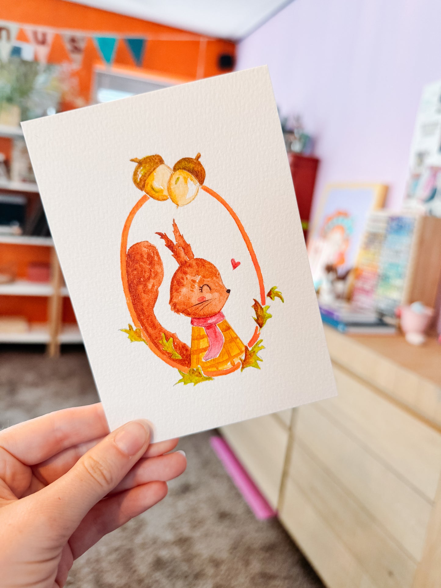 Kreadoe 2025 Workshop - Knusse herfst illustratie maken met Pippa Knus