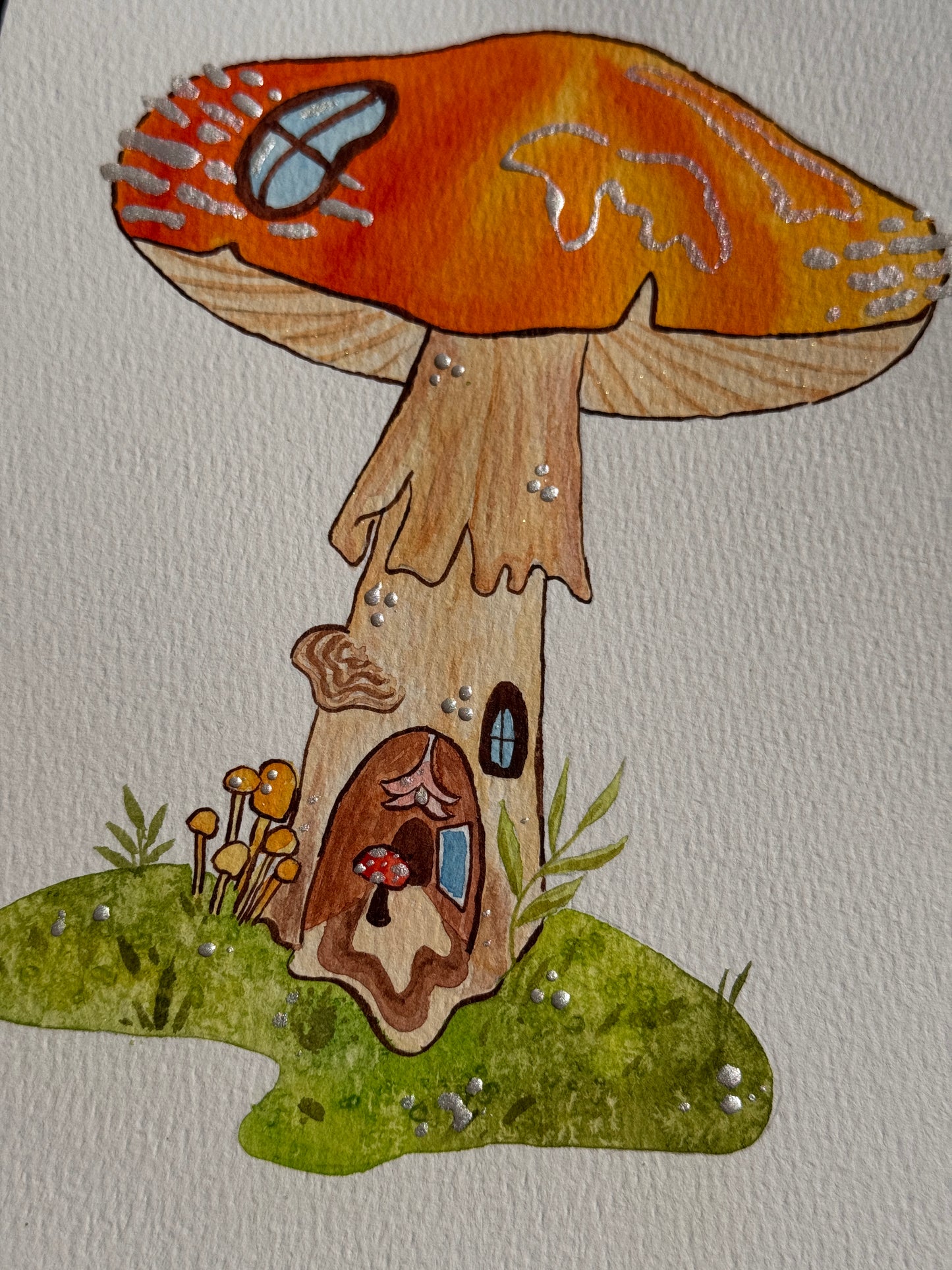 KreaDoe 2026 Workshop – Schilder je eigen sprookjesachtige paddenstoelen huisje met aquarel - StudioRagonda