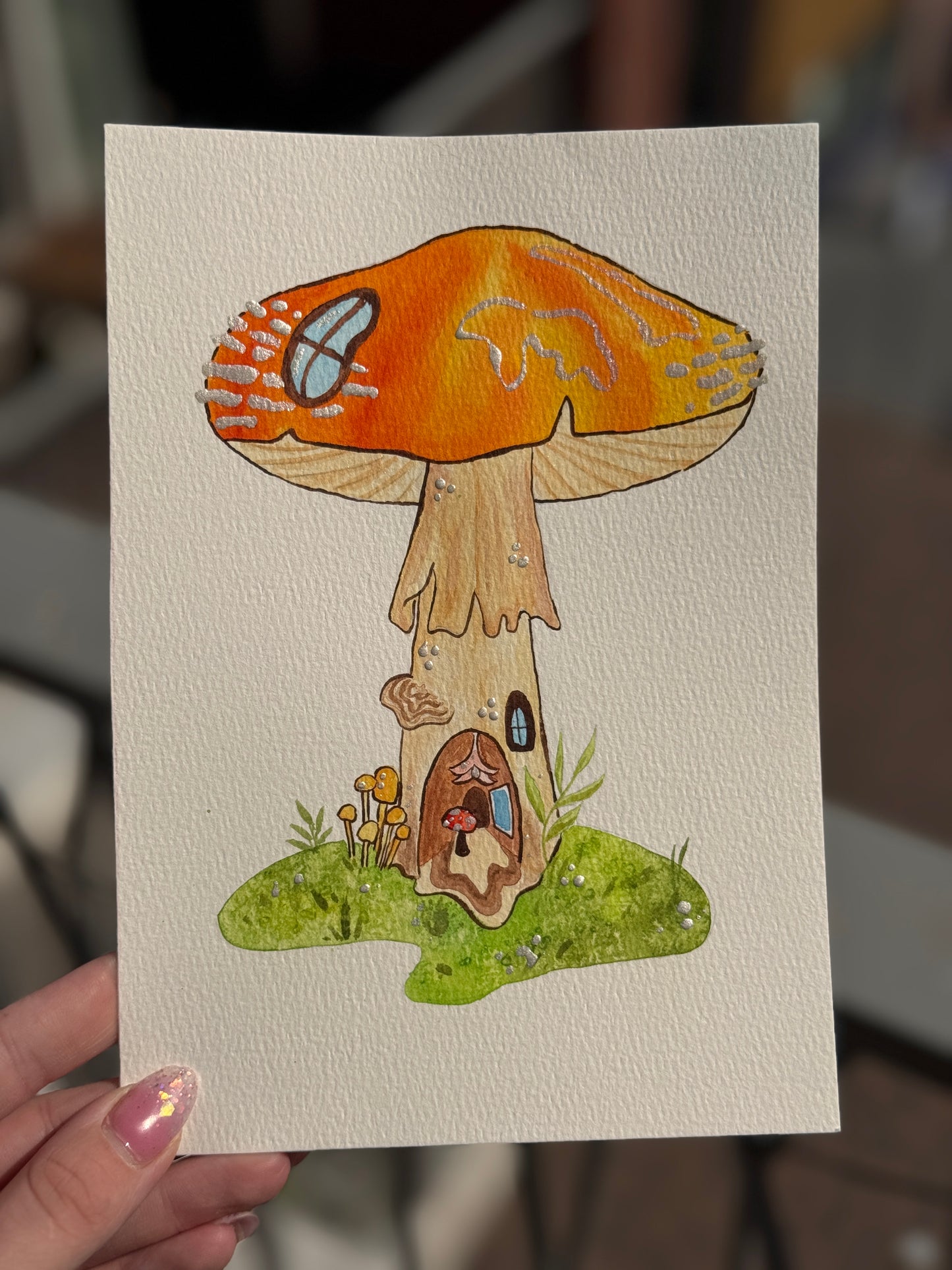 KreaDoe 2026 Workshop – Schilder je eigen sprookjesachtige paddenstoelen huisje met aquarel - StudioRagonda