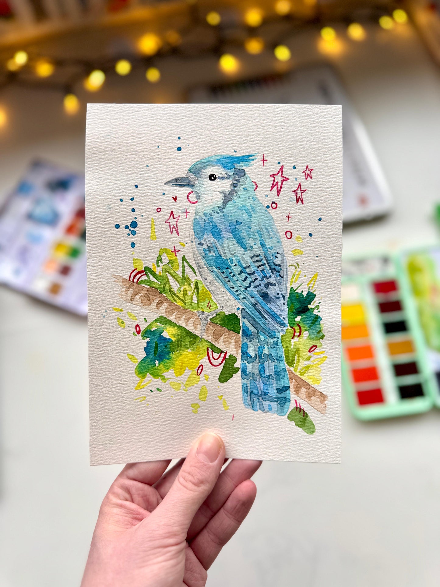 KreaDoe 2026 Workshop – Schilder een vrolijk vogeltje met aquarel - TheRoverShop