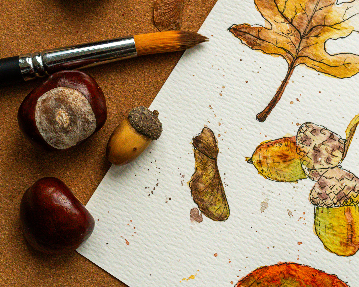 KreaDoe 2026 Workshop – Teken de herfst: schilder echte herfstvondsten uit de natuur - Ateliernadineart