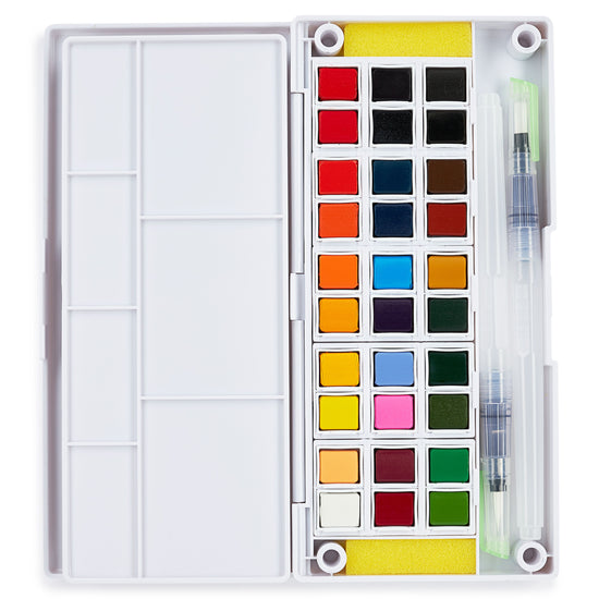 Aquarelverf Set met 30 Kleuren